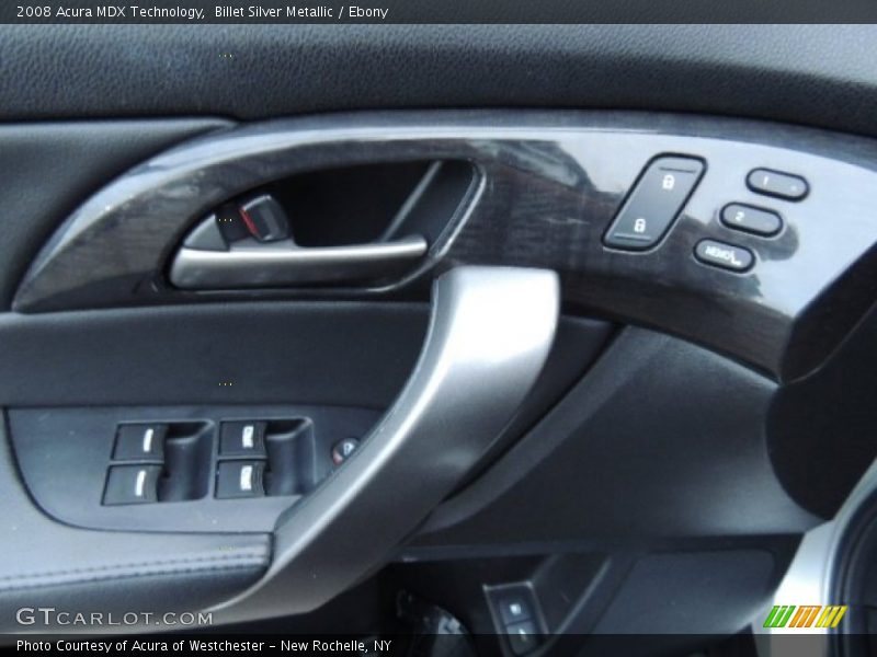 Billet Silver Metallic / Ebony 2008 Acura MDX Technology