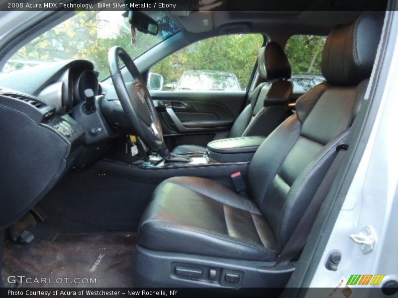 Billet Silver Metallic / Ebony 2008 Acura MDX Technology