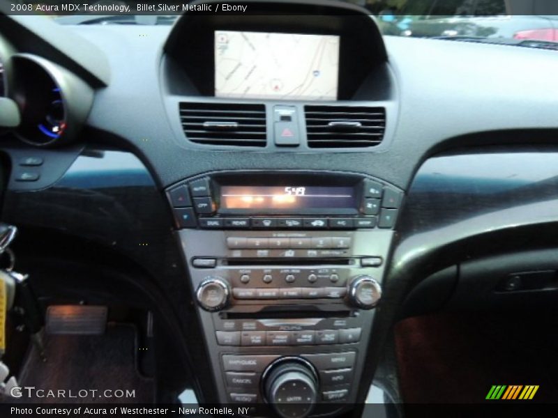 Billet Silver Metallic / Ebony 2008 Acura MDX Technology
