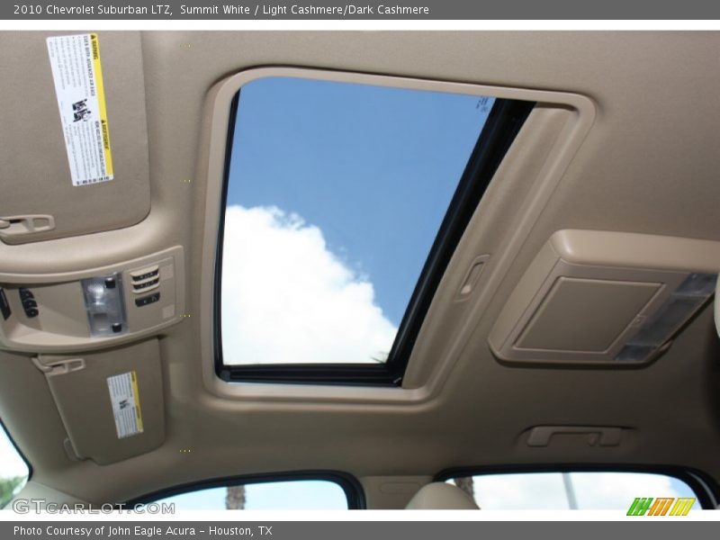 Summit White / Light Cashmere/Dark Cashmere 2010 Chevrolet Suburban LTZ