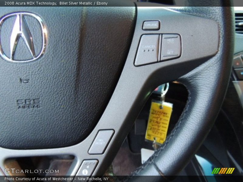 Billet Silver Metallic / Ebony 2008 Acura MDX Technology