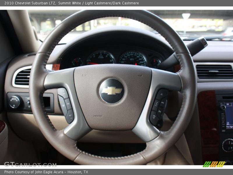 Summit White / Light Cashmere/Dark Cashmere 2010 Chevrolet Suburban LTZ