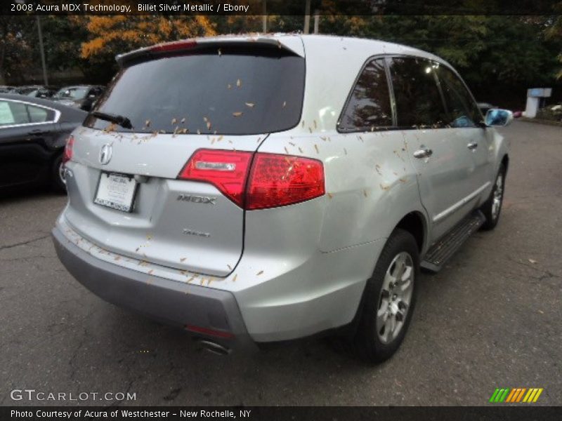 Billet Silver Metallic / Ebony 2008 Acura MDX Technology