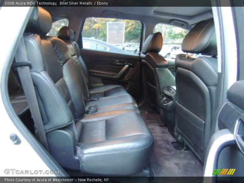 Billet Silver Metallic / Ebony 2008 Acura MDX Technology