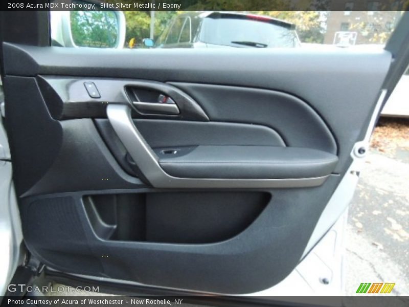 Billet Silver Metallic / Ebony 2008 Acura MDX Technology