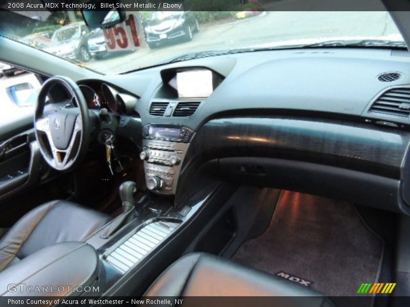 Billet Silver Metallic / Ebony 2008 Acura MDX Technology