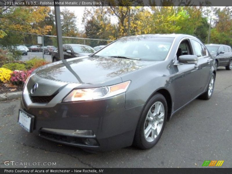 Polished Metal Metallic / Ebony Black 2011 Acura TL 3.5