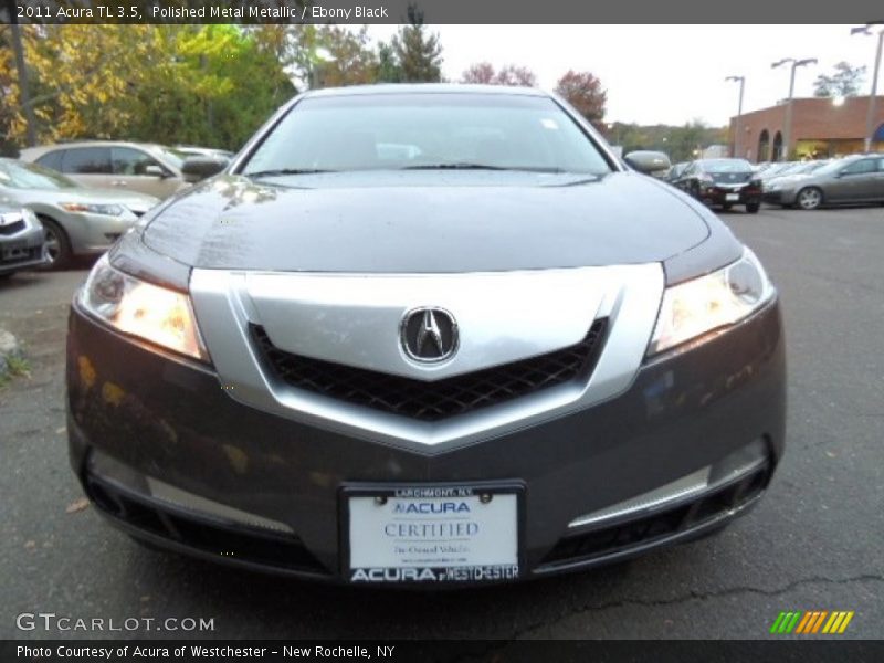 Polished Metal Metallic / Ebony Black 2011 Acura TL 3.5
