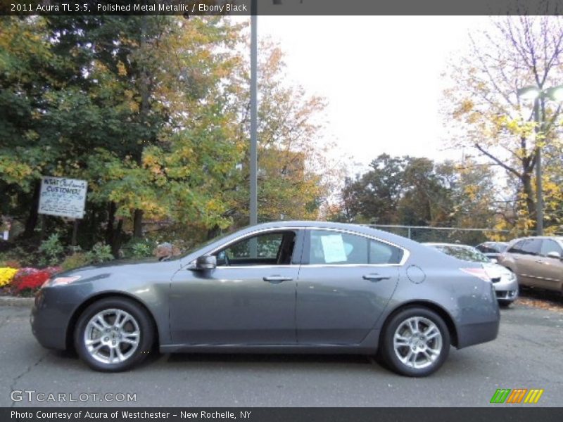 Polished Metal Metallic / Ebony Black 2011 Acura TL 3.5