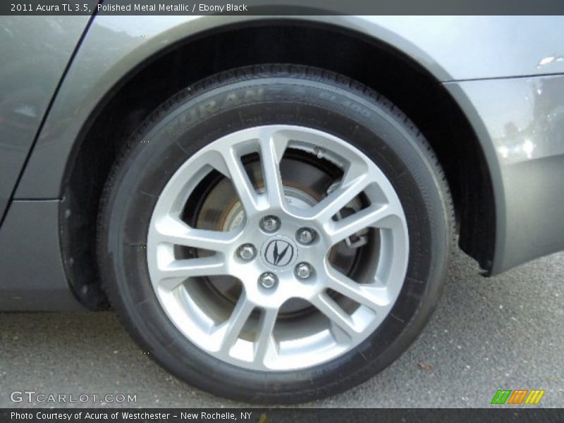 Polished Metal Metallic / Ebony Black 2011 Acura TL 3.5