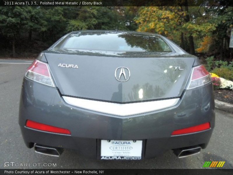 Polished Metal Metallic / Ebony Black 2011 Acura TL 3.5