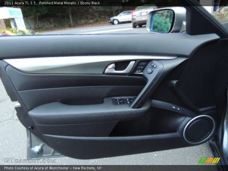 Polished Metal Metallic / Ebony Black 2011 Acura TL 3.5