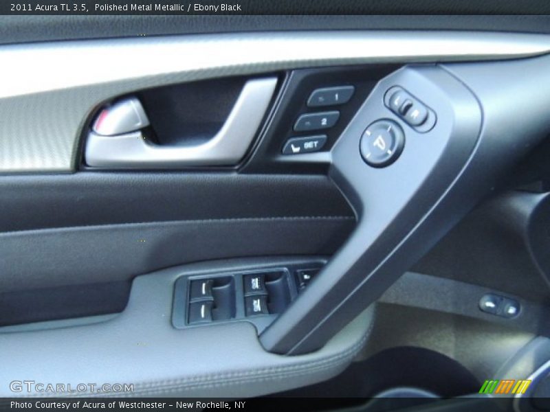 Polished Metal Metallic / Ebony Black 2011 Acura TL 3.5
