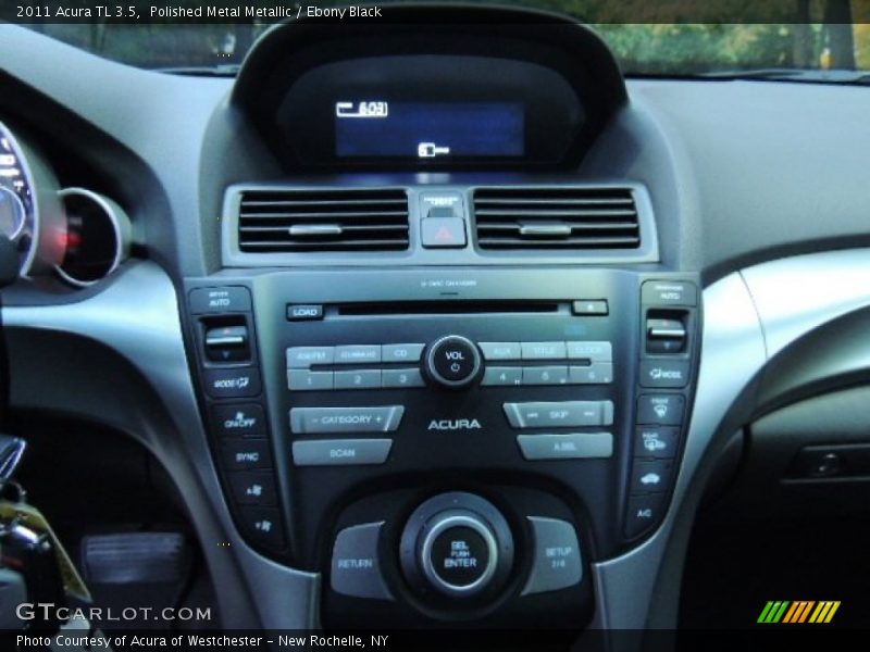 Polished Metal Metallic / Ebony Black 2011 Acura TL 3.5