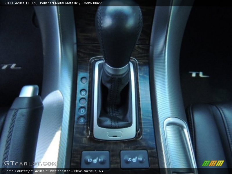 Polished Metal Metallic / Ebony Black 2011 Acura TL 3.5