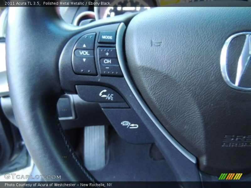 Polished Metal Metallic / Ebony Black 2011 Acura TL 3.5