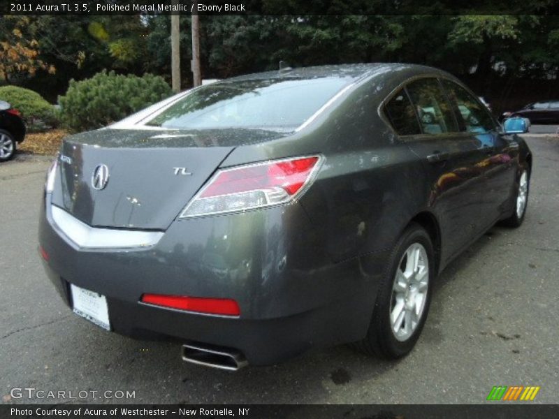 Polished Metal Metallic / Ebony Black 2011 Acura TL 3.5