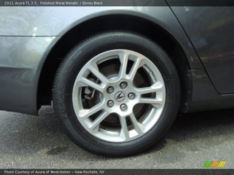 Polished Metal Metallic / Ebony Black 2011 Acura TL 3.5
