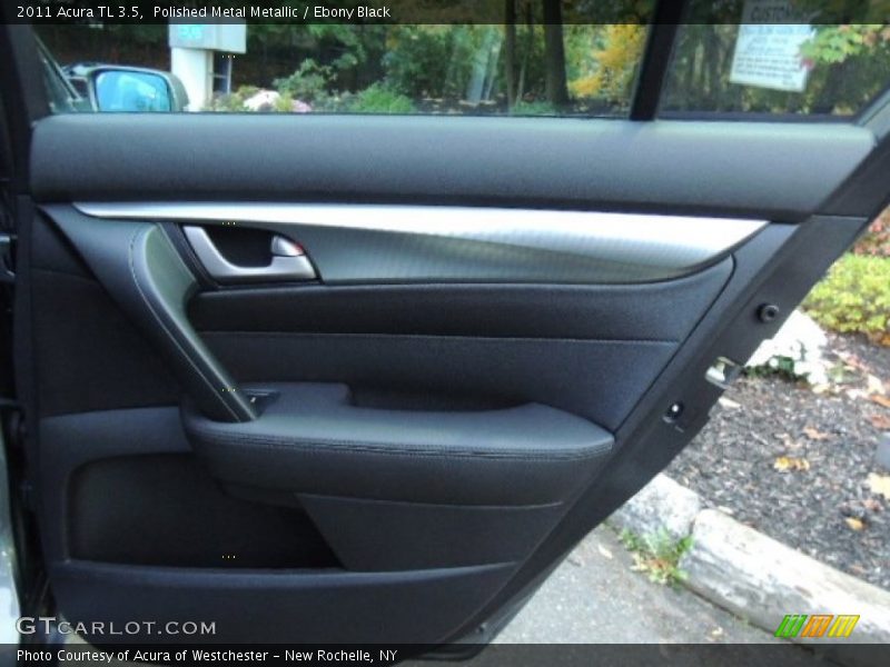 Polished Metal Metallic / Ebony Black 2011 Acura TL 3.5