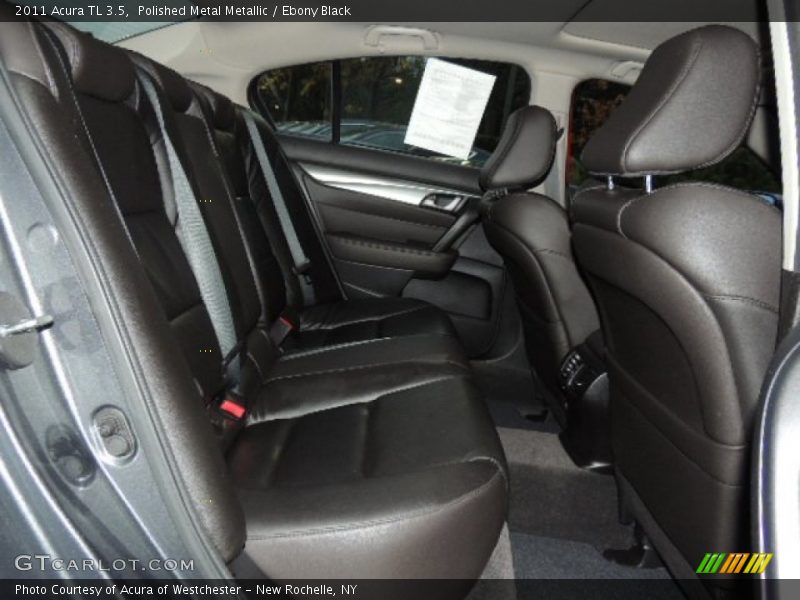 Polished Metal Metallic / Ebony Black 2011 Acura TL 3.5