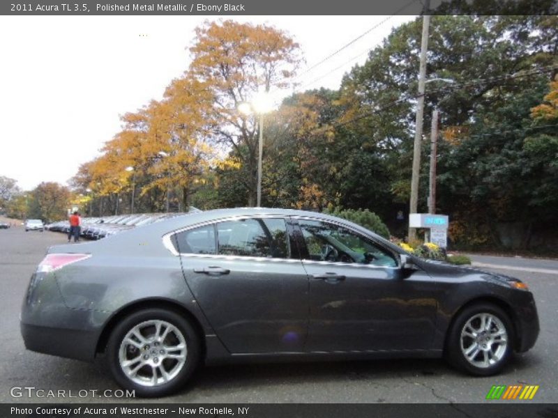 Polished Metal Metallic / Ebony Black 2011 Acura TL 3.5