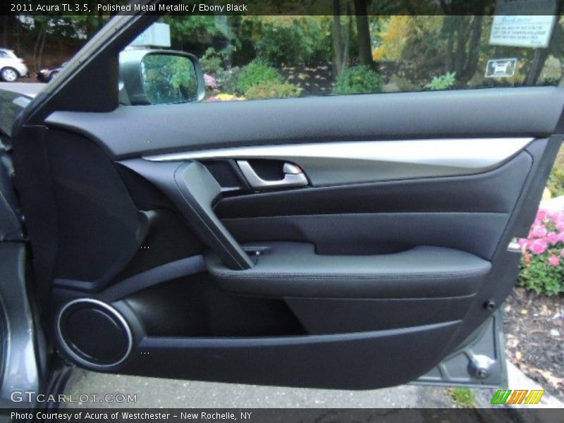 Polished Metal Metallic / Ebony Black 2011 Acura TL 3.5