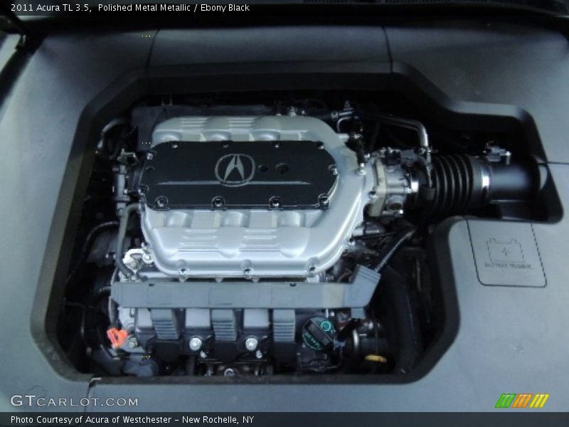 Polished Metal Metallic / Ebony Black 2011 Acura TL 3.5