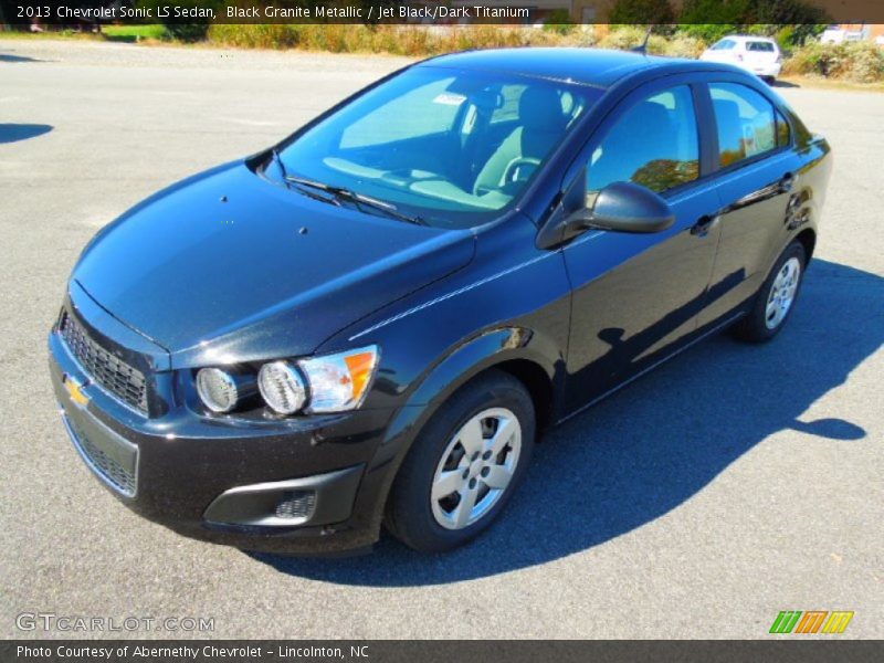 Black Granite Metallic / Jet Black/Dark Titanium 2013 Chevrolet Sonic LS Sedan