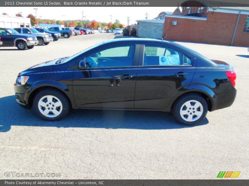 Black Granite Metallic / Jet Black/Dark Titanium 2013 Chevrolet Sonic LS Sedan