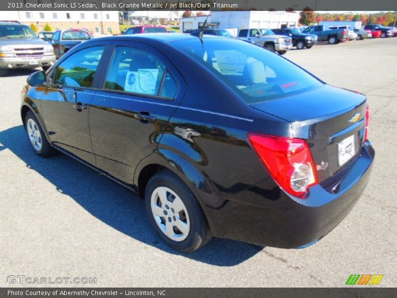 Black Granite Metallic / Jet Black/Dark Titanium 2013 Chevrolet Sonic LS Sedan