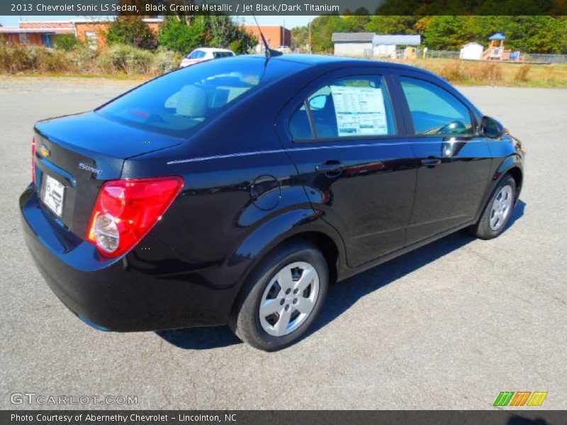 Black Granite Metallic / Jet Black/Dark Titanium 2013 Chevrolet Sonic LS Sedan