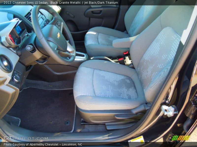 Black Granite Metallic / Jet Black/Dark Titanium 2013 Chevrolet Sonic LS Sedan