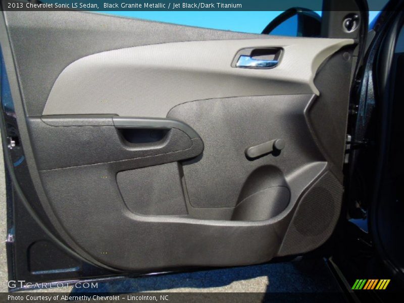 Black Granite Metallic / Jet Black/Dark Titanium 2013 Chevrolet Sonic LS Sedan