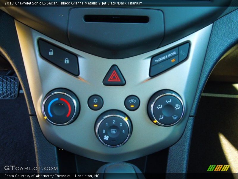 Controls of 2013 Sonic LS Sedan