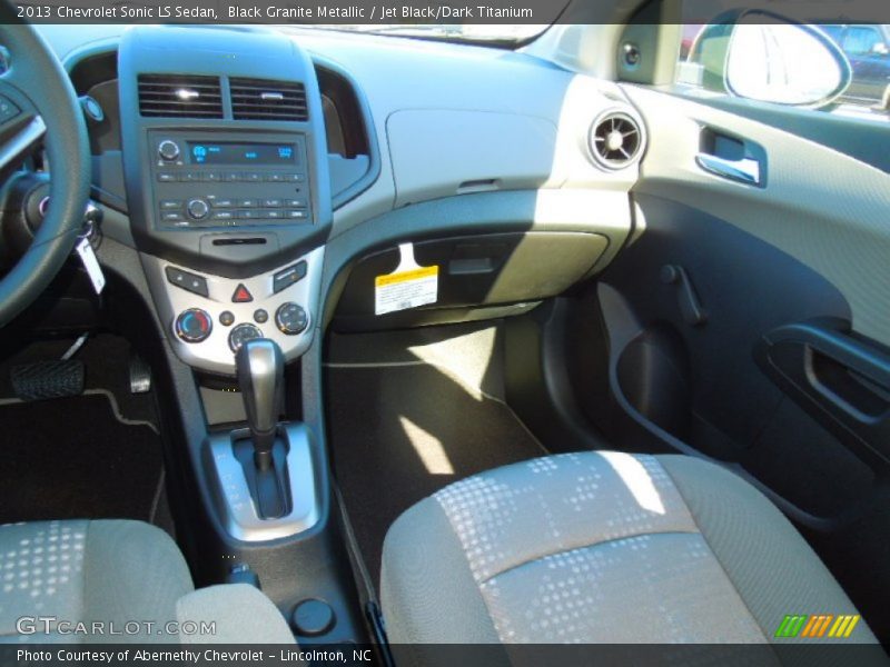 Black Granite Metallic / Jet Black/Dark Titanium 2013 Chevrolet Sonic LS Sedan