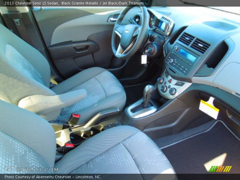 Black Granite Metallic / Jet Black/Dark Titanium 2013 Chevrolet Sonic LS Sedan