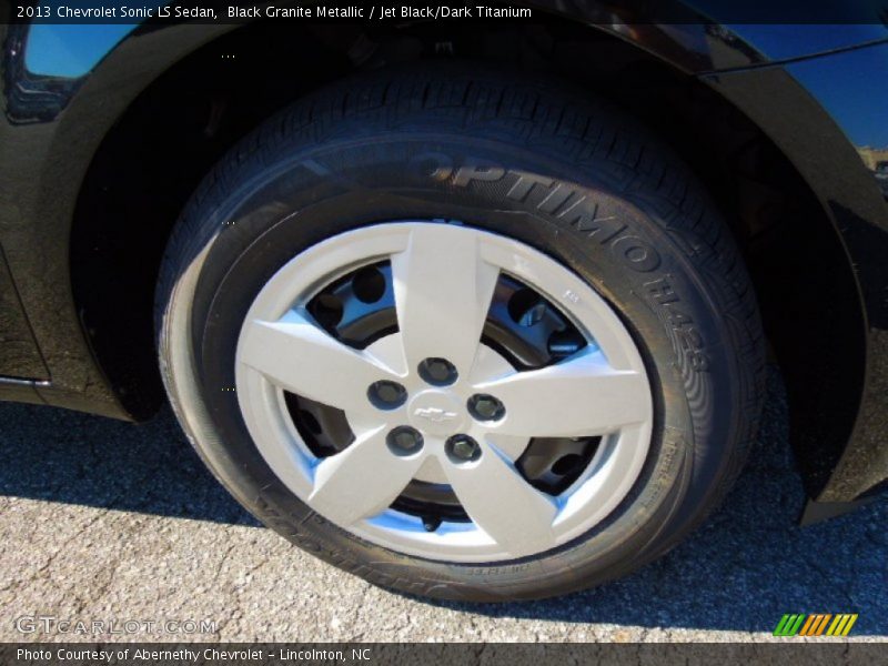 Black Granite Metallic / Jet Black/Dark Titanium 2013 Chevrolet Sonic LS Sedan