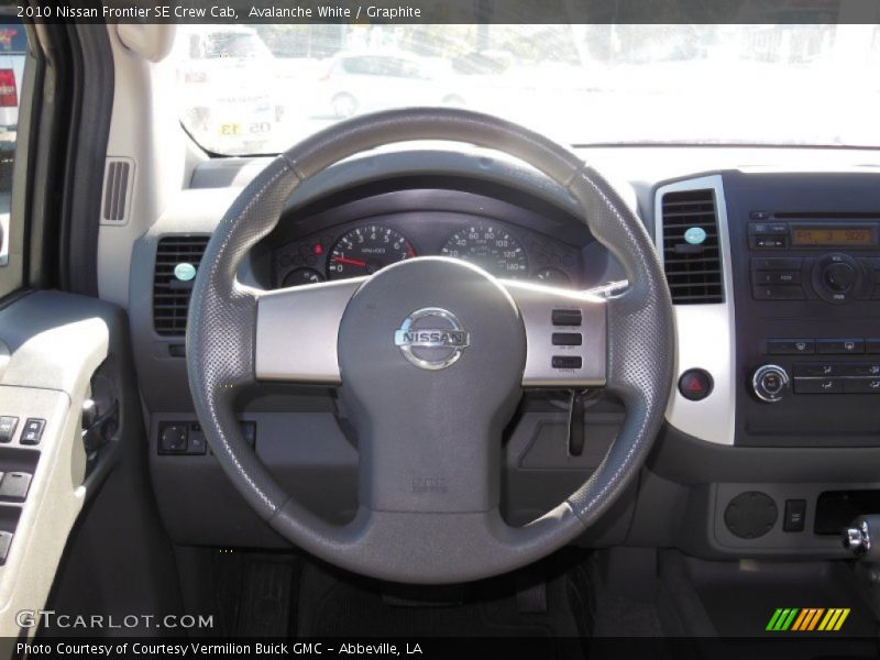 Avalanche White / Graphite 2010 Nissan Frontier SE Crew Cab