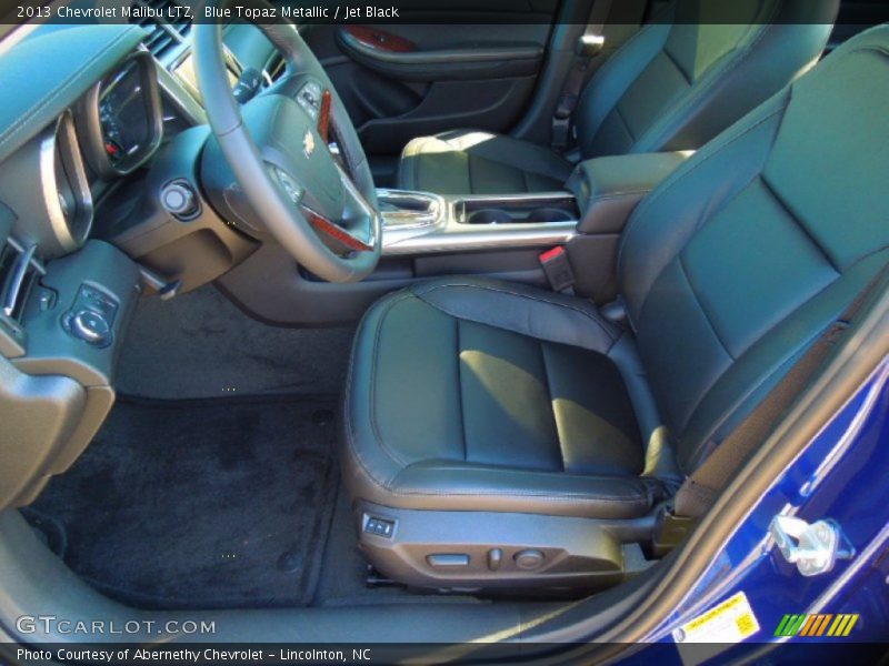 Blue Topaz Metallic / Jet Black 2013 Chevrolet Malibu LTZ
