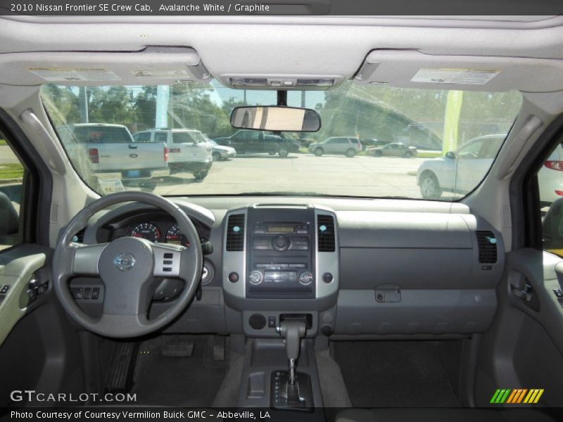 Avalanche White / Graphite 2010 Nissan Frontier SE Crew Cab