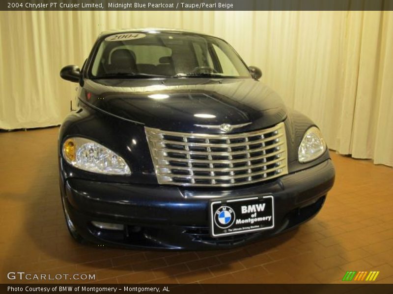 Midnight Blue Pearlcoat / Taupe/Pearl Beige 2004 Chrysler PT Cruiser Limited