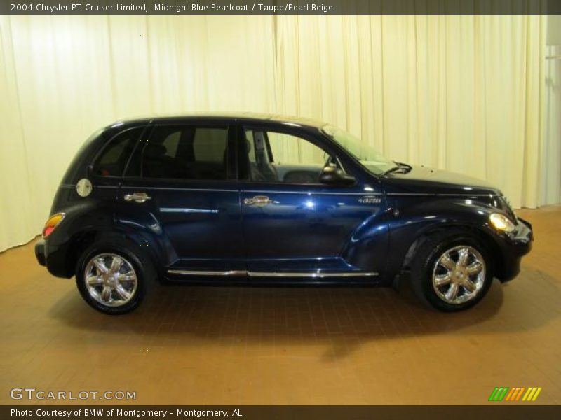 Midnight Blue Pearlcoat / Taupe/Pearl Beige 2004 Chrysler PT Cruiser Limited