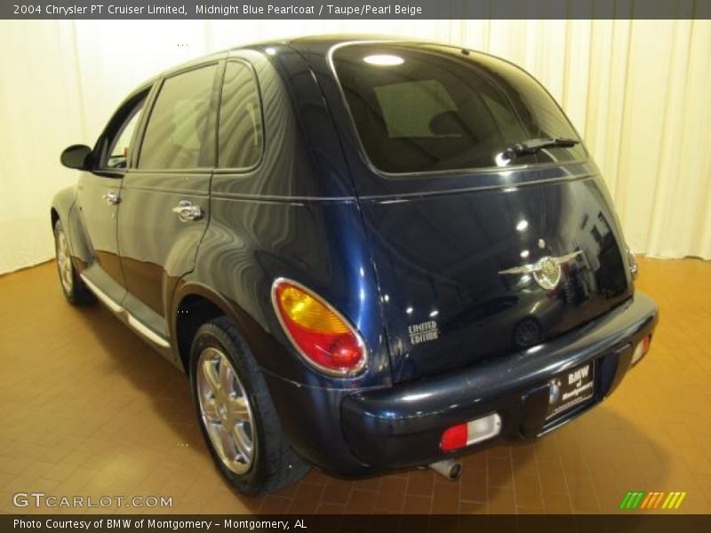 Midnight Blue Pearlcoat / Taupe/Pearl Beige 2004 Chrysler PT Cruiser Limited