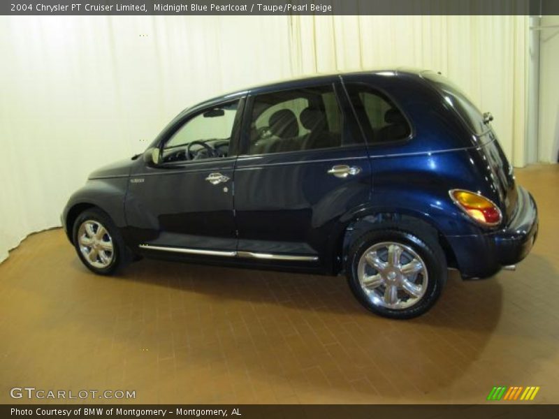 Midnight Blue Pearlcoat / Taupe/Pearl Beige 2004 Chrysler PT Cruiser Limited