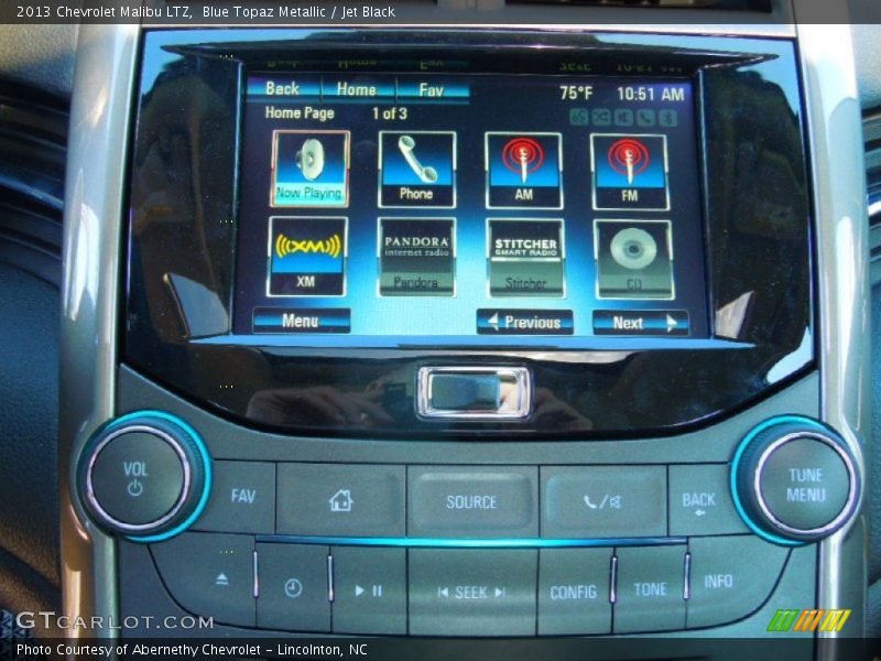Controls of 2013 Malibu LTZ