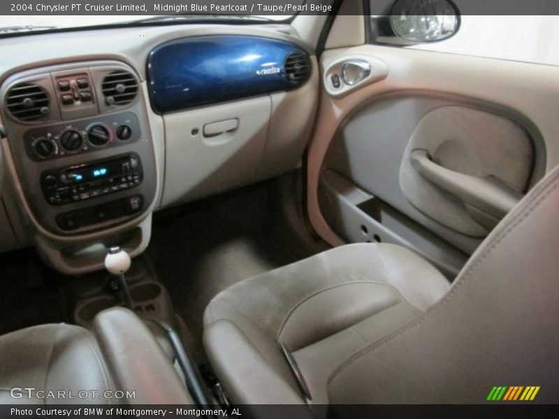 Midnight Blue Pearlcoat / Taupe/Pearl Beige 2004 Chrysler PT Cruiser Limited