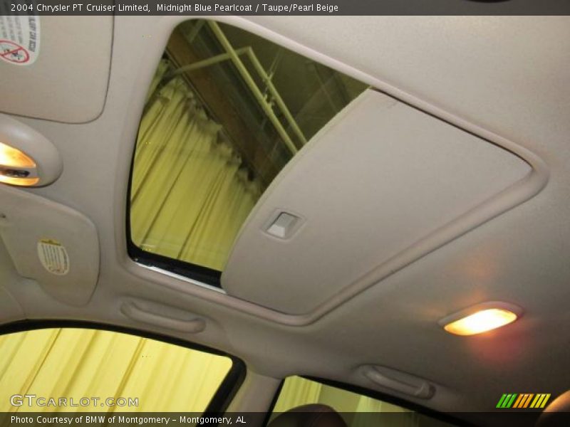 Midnight Blue Pearlcoat / Taupe/Pearl Beige 2004 Chrysler PT Cruiser Limited