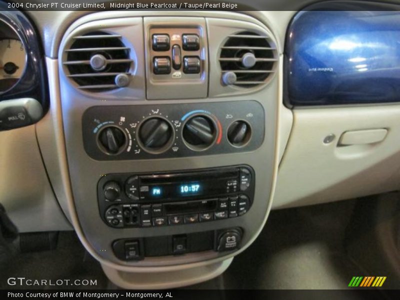 Midnight Blue Pearlcoat / Taupe/Pearl Beige 2004 Chrysler PT Cruiser Limited
