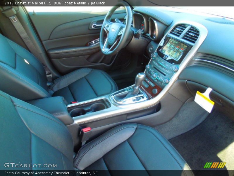 Blue Topaz Metallic / Jet Black 2013 Chevrolet Malibu LTZ