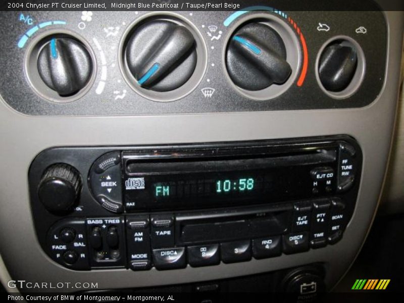 Midnight Blue Pearlcoat / Taupe/Pearl Beige 2004 Chrysler PT Cruiser Limited